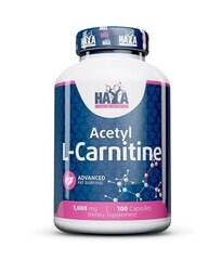 Haya Labs Acetyl L-Carnitine 100 kaps. hind ja info | Vitamiinid, toidulisandid, preparaadid tervise heaoluks | kaup24.ee