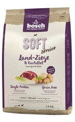 Bosch Petfood Plus HPC Soft+ Senior Farm Goat сухой корм для собак 2,5 кг цена и информация | Сухой корм для собак | kaup24.ee