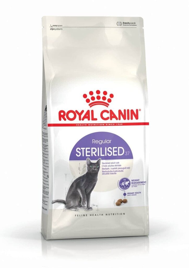 Kuivtoit kassidele Royal Canin Cat Sterilised, 10 kg hind ja info | Kuivtoit kassidele | kaup24.ee