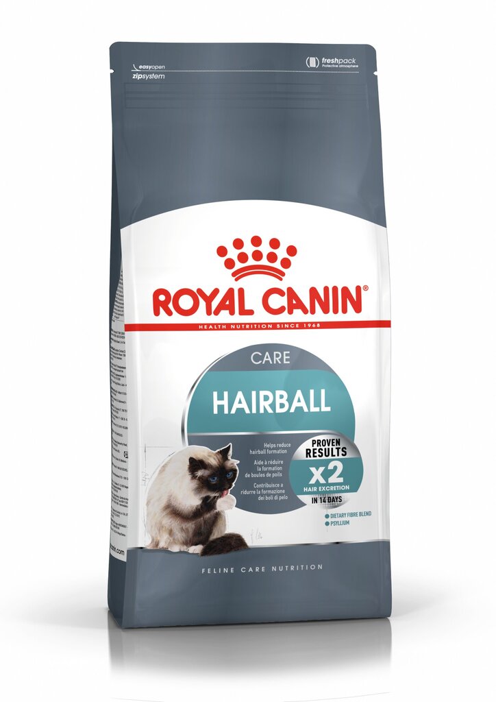Kassitoit Royal Canin Cat Intense Hairball, 4 kg hind ja info | Kuivtoit kassidele | kaup24.ee