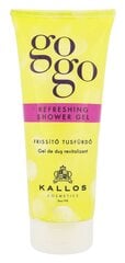 Гель для душа Kallos Cosmetics Go Go Refreshing, 200 мл kaina ir informacija | Масла, гели для душа | kaup24.ee