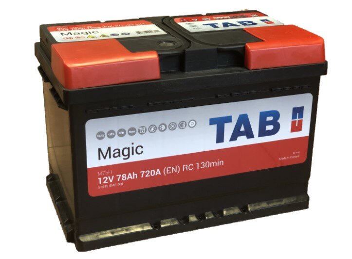 Aku TAB Magic 75Ah 720A hind ja info | Akud | kaup24.ee