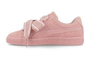 Naiste vabaaja jalanõud Puma Suede Heart Satin II, roosa цена и информация | Спортивная обувь, кроссовки для женщин | kaup24.ee