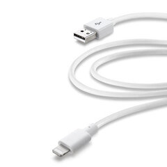 Apple iPhone 5/6/6Plus 2m USB laidas Cellular baltas hind ja info | Mobiiltelefonide kaablid | kaup24.ee