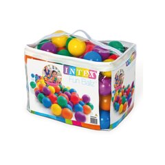 шары Intex Fun Ballz Разноцветный 100 Предметы цена и информация | Drewniana Wieża Piramida Kura Nakładanie Kolorowych Kwadratów LD-15 15276 | kaup24.ee