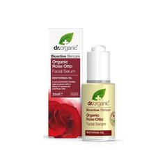 Сыворотка для кожи лица Dr. Organic Rose Otto 30 мл цена и информация | Сыворотки для лица, масла | kaup24.ee