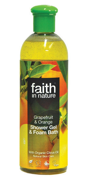 Faith in Nature looduslik dušigeel Greip & Apelsin, 400 ml hind ja info | Dušigeelid, õlid | kaup24.ee