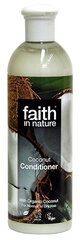 Faith in Nature niisutav palsam kookosõliga normaalsetele/kuivadele juustele, 400ml цена и информация | Бальзамы, кондиционеры | kaup24.ee