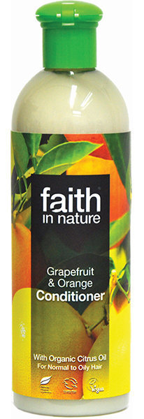 Faith in Nature ergutav palsam greibi ja apelsini orgaaniliste õlidega normaalsetele/õlistele juustele, 400ml hind ja info | Juuksepalsamid | kaup24.ee