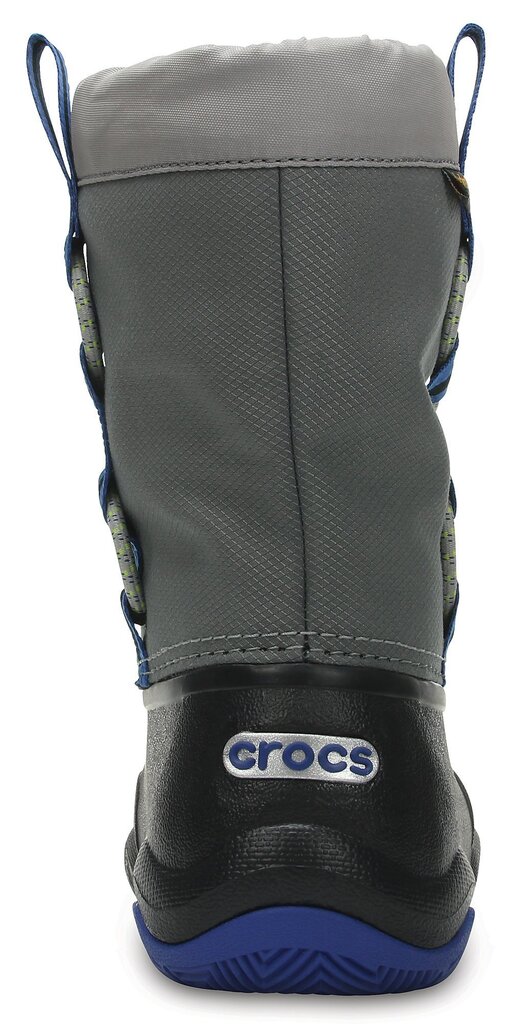 Poiste saapad Crocs™ Swiftwater Waterproof Boot, Black / Blue Jean цена и информация | Laste saapad | kaup24.ee