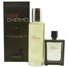 Komplekt Hermes Terre d'Hermes: EDT meestele 30 ml + EDT meestele 125 ml hind ja info | Meeste parfüümid | kaup24.ee