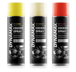 Armatuurlaua ja paneelide pihustatav puhastusvahend - Dynamax DXI1 Cockpit Spray 500 ml hind ja info | Autokeemia | kaup24.ee