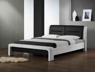 Voodi Halmar Cassandra, 120x200 cm, valge/must hind ja info | Voodid | kaup24.ee