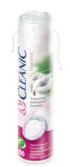 Vatipadjad Cleanic Pure Effect, 80 tk hind ja info | Niisked salvrätikud, vatipadjad ja -tikud | kaup24.ee