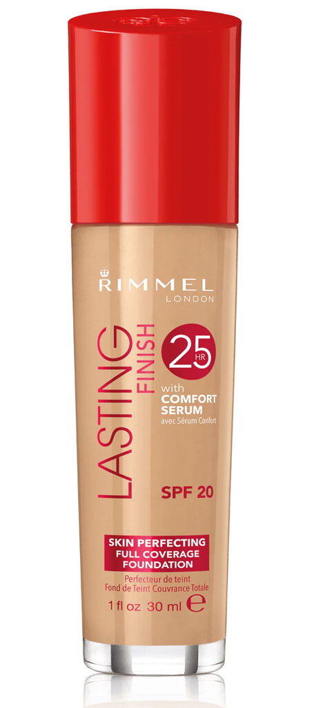 Rimmel London Lasting Finish 25h Foundation 25hr SPF20 jumestuskreem 30 ml, 203 True Beige hind ja info | Jumestuskreemid, puudrid | kaup24.ee