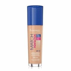 Тональное средство Rimmel London Match Perfection SPF20, 30 мл, 300 Sand цена и информация | Пудры, базы под макияж | kaup24.ee