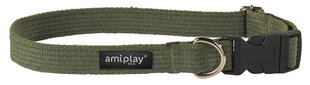 Amiplay puuvillane kaelarihm, M, khaki hind ja info | Amiplay Lemmikloomatarbed | kaup24.ee