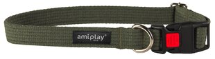 Reguleeritav kaelarihm lukuga Amiplay, M, khaki hind ja info | Amiplay Lemmikloomatarbed | kaup24.ee