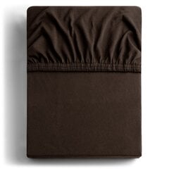 Kummiga voodilina DecoKing Jersey Amber Chocolate, 180x200 cm hind ja info | Voodilinad | kaup24.ee
