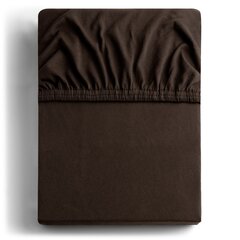 Хлопковая простыня AMBER CHOC 160-180x200 + 30 см цена и информация | Простыни | kaup24.ee