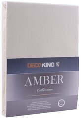 Kummiga voodilina DecoKing Jersey Amber Cream, 180x200 cm hind ja info | Voodilinad | kaup24.ee