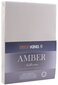Puuvillane lina Amber Cre 80-90 x 200 + 30 cm hind ja info | Voodilinad | kaup24.ee