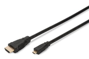 Assmann, HDMI/Micro HDMI, 2 m hind ja info | Kaablid ja juhtmed | kaup24.ee