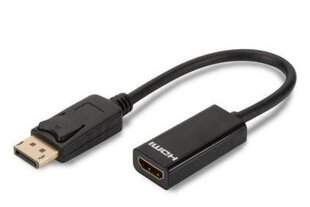 Assmann, DP/HDMI, 0.15 м цена и информация | Адаптер Aten Video Splitter 2 port 450MHz | kaup24.ee