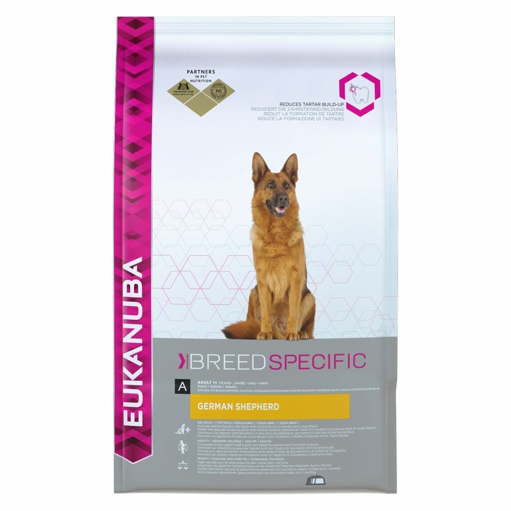 Kuivtoit koertele Eukanuba Saksa lambakoertele, 12 kg цена и информация | Kuivtoit koertele | kaup24.ee