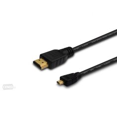 Кабель Elmak HDMI - Micro HDMI 1m (SAVIO CL-39) цена и информация | Кабели и провода | kaup24.ee