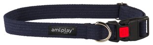 Reguleeritav kaelarihm lukuga Amiplay, XL, tumesinine hind ja info | Kaelarihmad ja traksid koertele | kaup24.ee