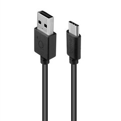 Acme CB1041 USB C, USB A, 1 m, Black hind ja info | Mobiiltelefonide kaablid | kaup24.ee