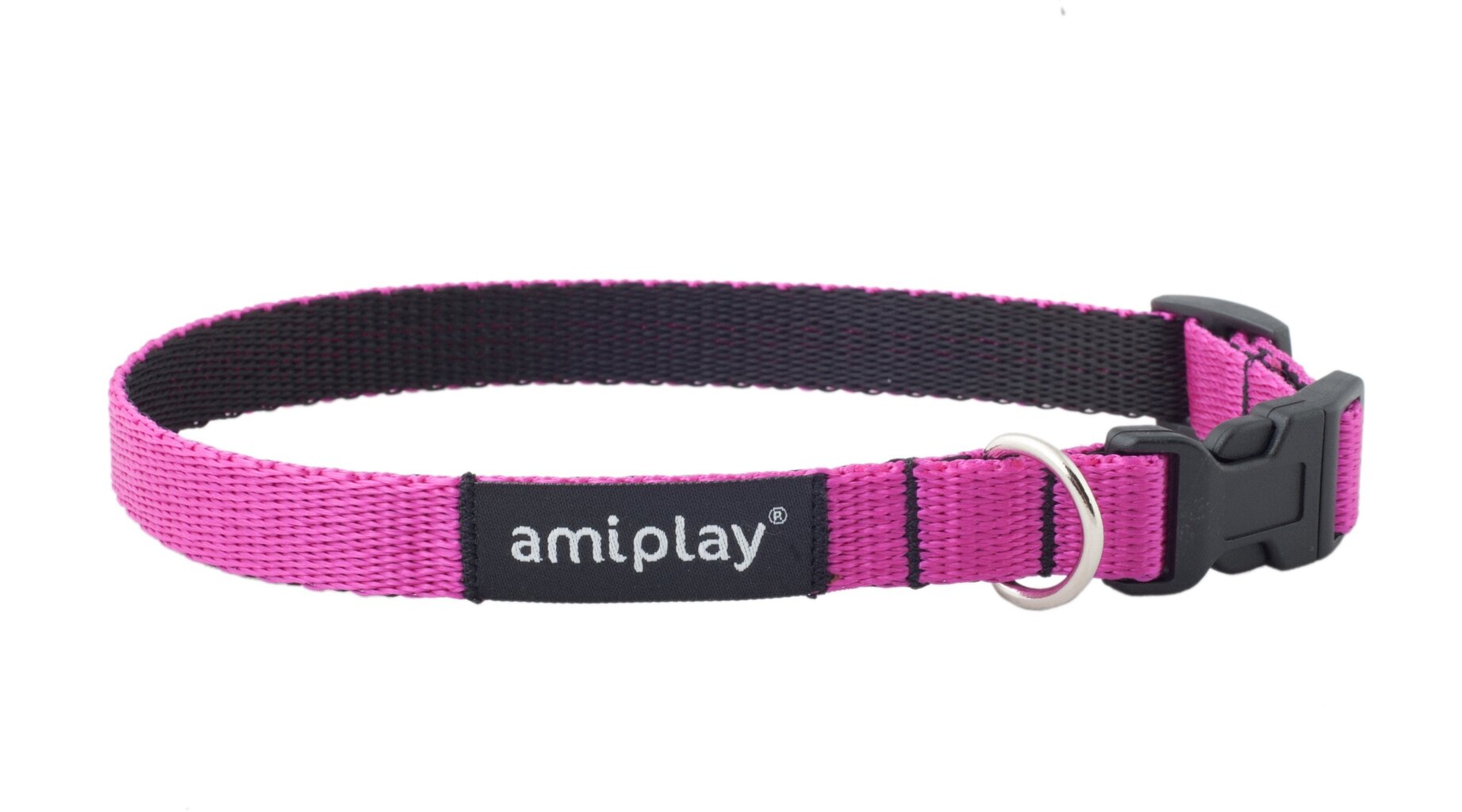 Reguleeritav kaelarihm Amiplay Twist, L, roosa hind ja info | Kaelarihmad ja traksid koertele | kaup24.ee