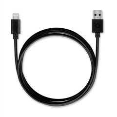 Acme CB1031 Lightning, USB A, 1 m, Black hind ja info | Mobiiltelefonide kaablid | kaup24.ee