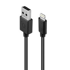 Acme CB1032 Lightning, USB A, 2 m, Black hind ja info | Mobiiltelefonide kaablid | kaup24.ee