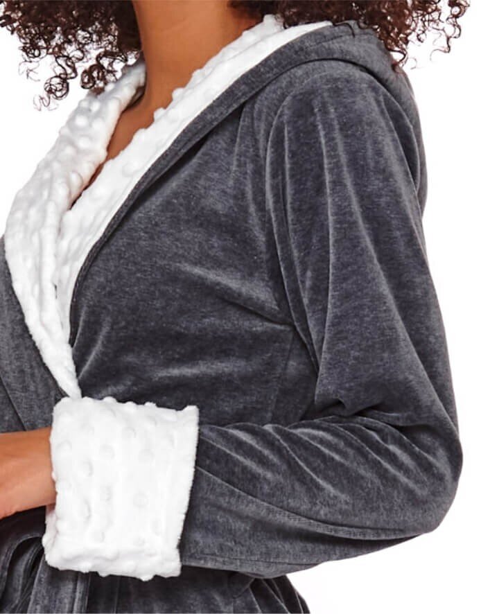 Naiste hommikumantel 7059 Dark Grey цена и информация | Naiste hommikumantlid | kaup24.ee