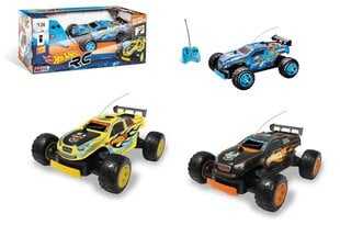 Дистанционно управляемый автомобиль Hot Wheels Rock Monster RC, 1:24 цена и информация | Развивающий мелкую моторику - кинетический песок KeyCraft NV215 (80 г) детям от 3+ лет, бежевый | kaup24.ee