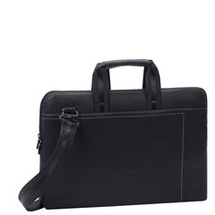 RIVACASE 8930 (PU) Slim Laptop bag 15,6 / 6 Black hind ja info | Sülearvutikotid | kaup24.ee