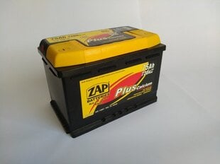 Aku ZAP Plus (+ -) 75Ah 720A hind ja info | Akud | kaup24.ee