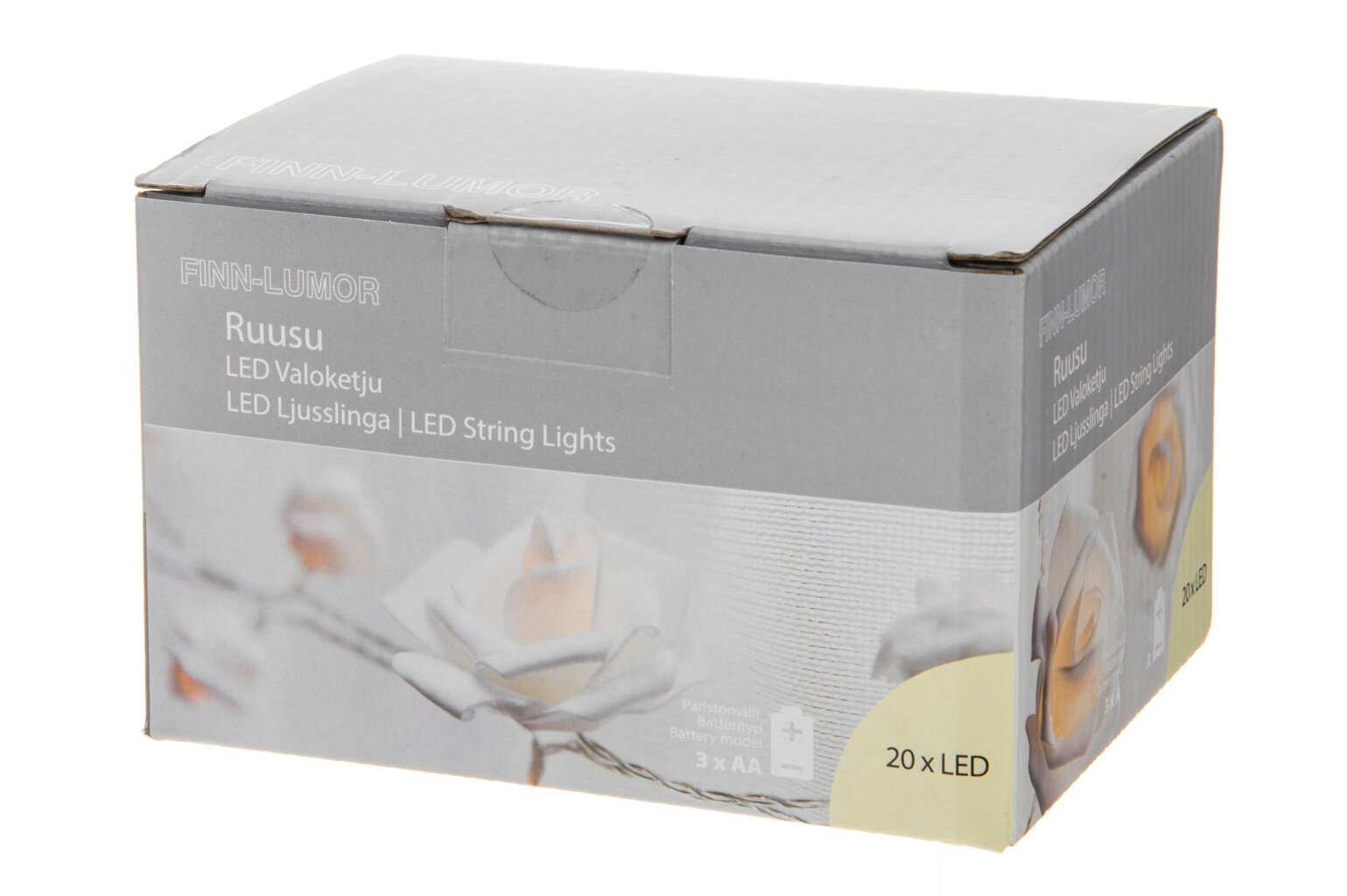 Valguskett Roosid, 20LED цена и информация | Peokaunistused | kaup24.ee