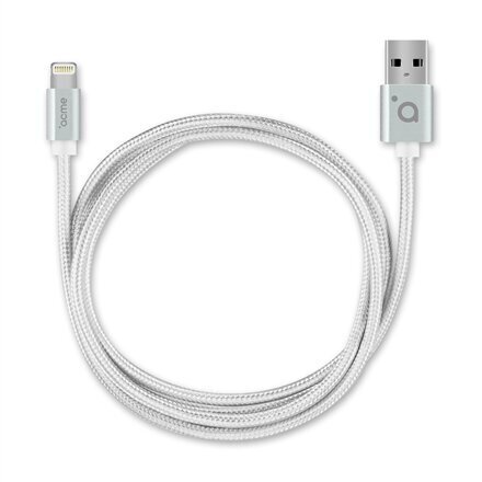 Acme CB2031S Lightning, USB A, 1 m, Silv hind ja info | Mobiiltelefonide kaablid | kaup24.ee