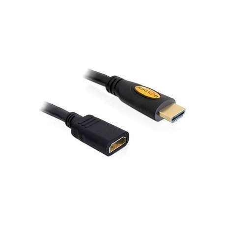 Delock – HDMI V1.4 A-A M / F 1M pikenduskaabel hind ja info | Kaablid ja juhtmed | kaup24.ee