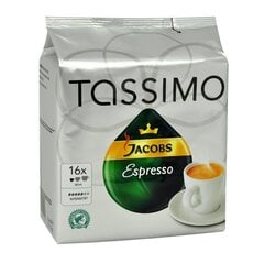 Кофейные капсулы Tassimo Jacobs Espresso, 118,4г цена и информация | Kohv, kakao | kaup24.ee