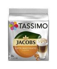 Tassimo kohvikapslid Jacobs Latte Macchiato Caramel, 8tk цена и информация | Кофе, какао | kaup24.ee