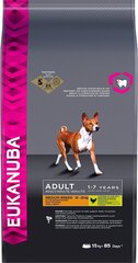 Kuivtoit koertele Eukanuba Adult​ kanalihaga, M, 15 kg цена и информация | Сухой корм для собак | kaup24.ee