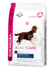 Сухой корм Eukanuba Daily Care для собак с избыточным весом или кастрированных (стерилизованных) собак 12,5 кг цена и информация | Сухой корм для собак | kaup24.ee