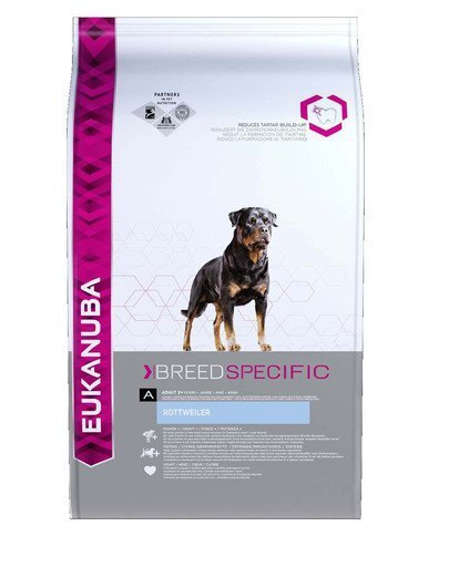 Kuivtoit koertele Eukanuba Rotveiler, 12 kg hind ja info | Kuivtoit koertele | kaup24.ee