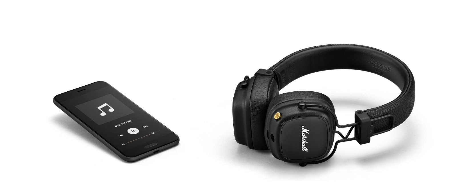 Marshall MAJOR IV BLUETOOTH - Headphones - black - Zalando.de