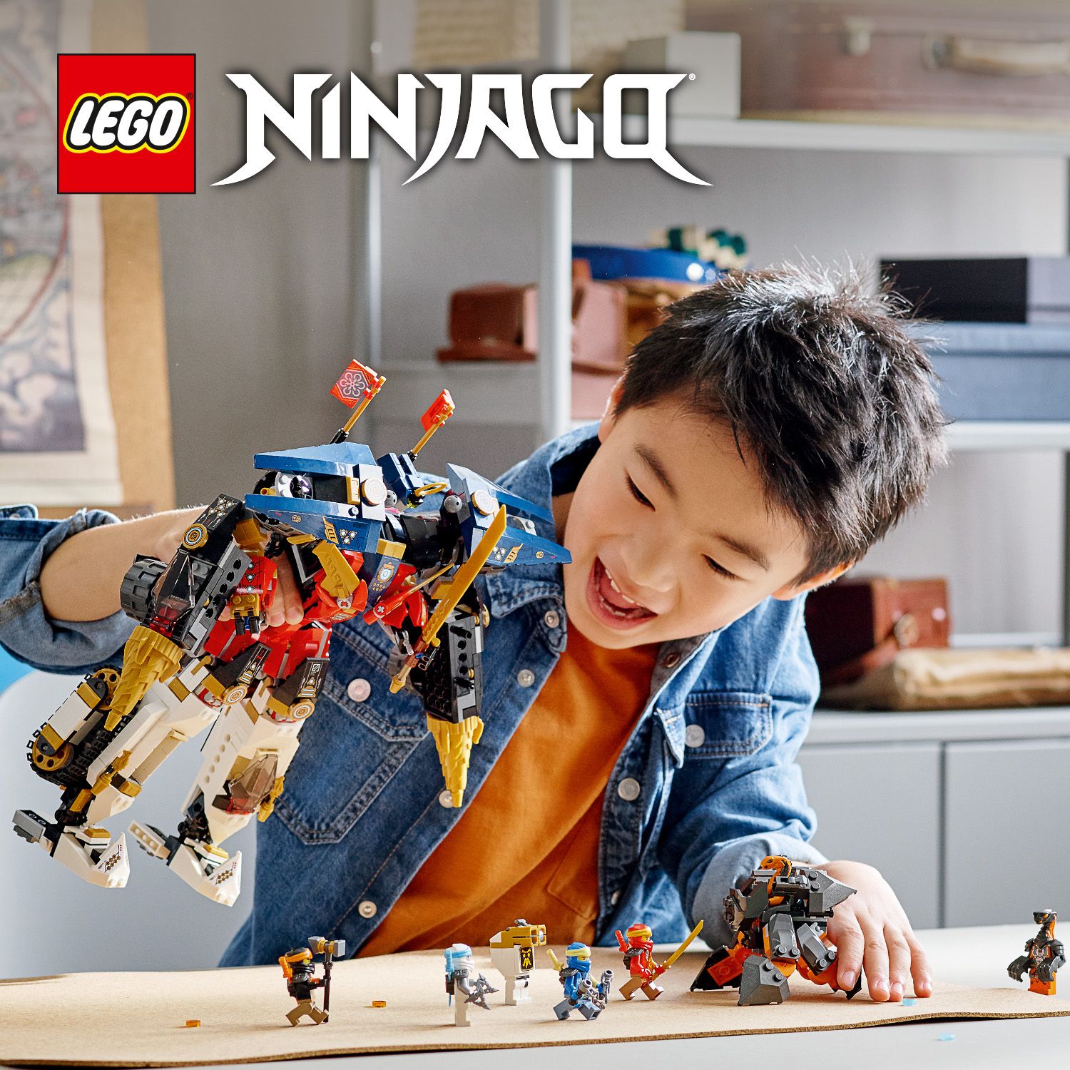 Erakordne 4 ühes NINJAGO® robotikomplekt