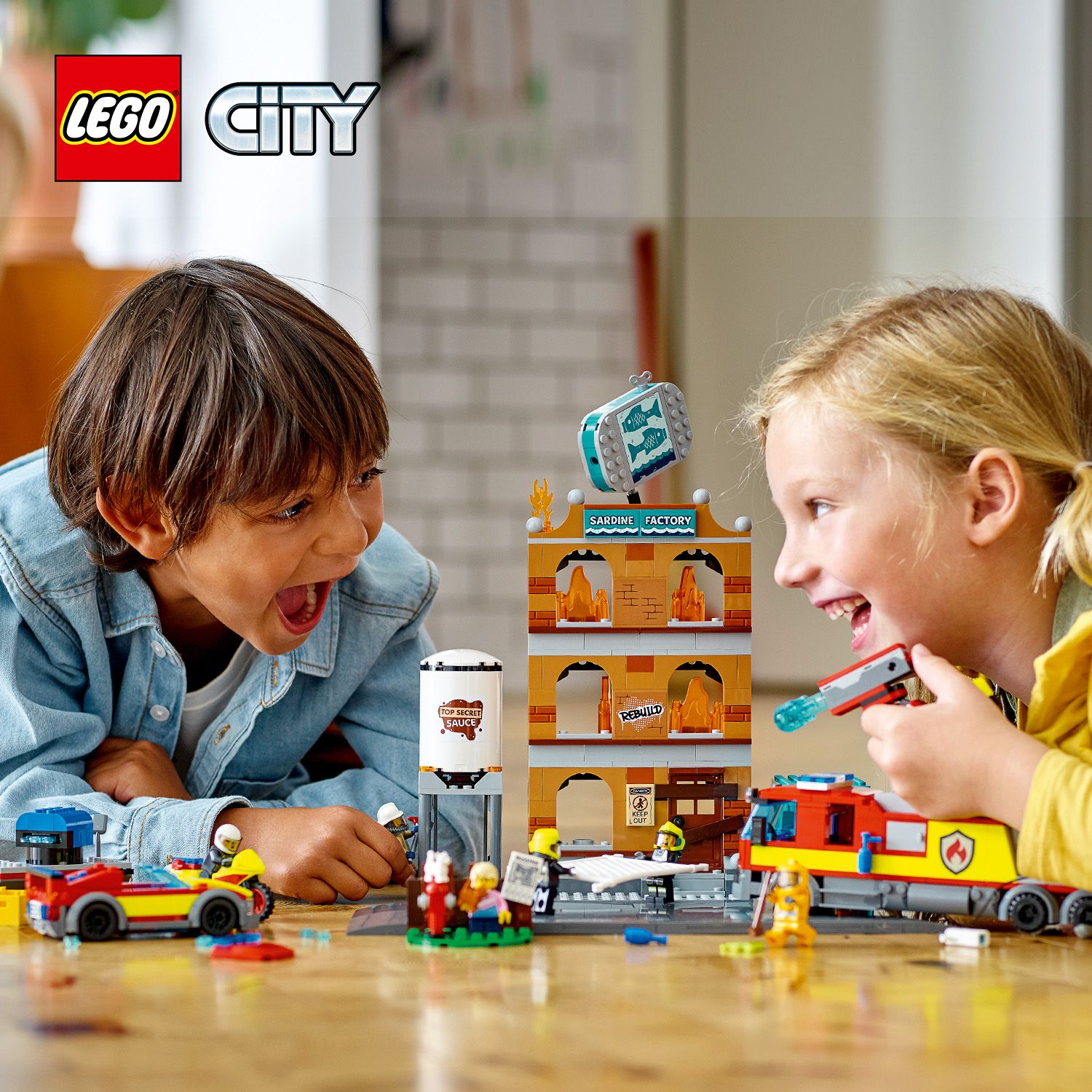 Kvaliteetne 7+ LEGO® City tuletõrjujaga komplekt